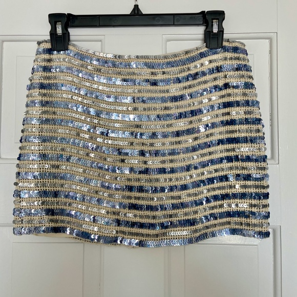Gryphon Striped Sequin Skirt - Medium - Picture 2 of 6
